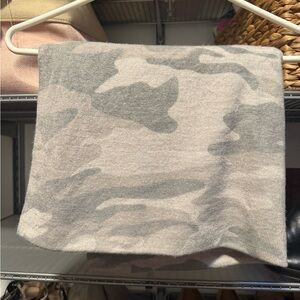 Gray Camouflage Women’s soft travel wrap or shawl